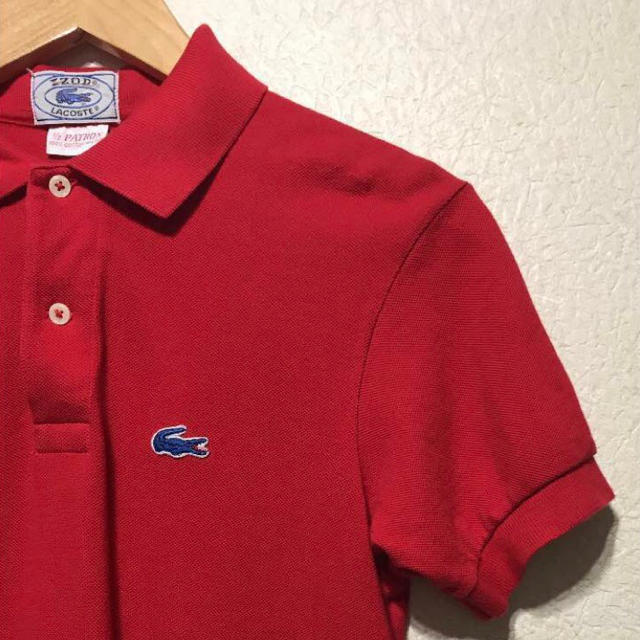 LACOSTE - 青ワニ 90年代 izod ポロシャツ 赤 フレンチラコステ LACOSTEの通販 by 525252525069's