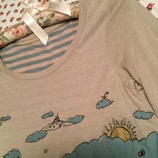 フランシュリッペ(franche lippee)のフランシュリッペ美品♡プリントロングTシャツ(Tシャツ(長袖/七分))