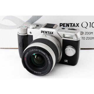 ペンタックス(PENTAX)の★スマホに写真を送れる★ペンタックス Q10 シルバー レンズキット(ミラーレス一眼)