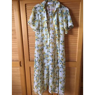 ローリーズファーム(LOWRYS FARM)の花柄シフォンガウン(カーディガン)