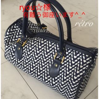 アメリヴィンテージ(Ameri VINTAGE)の**rétro**波波柄 handbag ✨(ハンドバッグ)