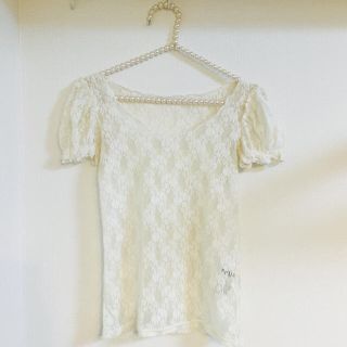 ワンスポ(one spo)の【美品】one spo ワンスポ レーストップス ฅ*•ω•*ฅ♡(Tシャツ(半袖/袖なし))