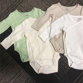 エイチアンドエム(H&M)のH&M＊ベビー肌着4枚セット(肌着/下着)