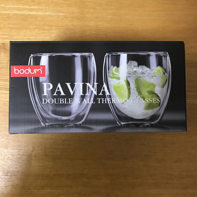 bodum(ボダム)のBODUM  PAVINA ダブルウォールグラス 250ml (2個セット) インテリア/住まい/日用品のキッチン/食器(グラス/カップ)の商品写真