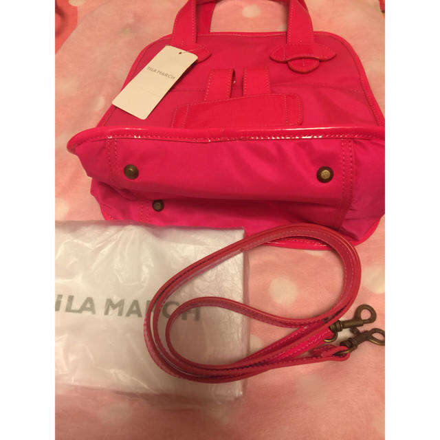 TILA MARCH(ティラマーチ)のティラマーチ ハンドバック ピンク レディースのバッグ(ハンドバッグ)の商品写真