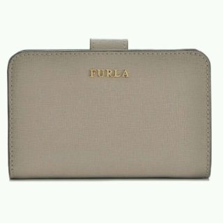 フルラ(Furla)の【新品】FURLA(フルラ) グレー レザー 二つ折り財布(財布)