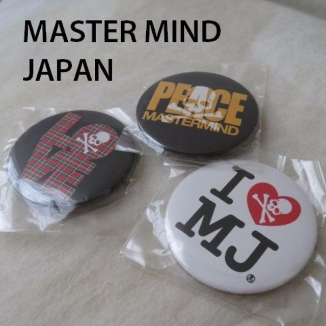 mastermind JAPAN(マスターマインドジャパン)の新品非売品　MASTER MIND JAPAN マスターマインド 　缶バッチ メンズのファッション小物(その他)の商品写真