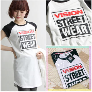 ウィゴー(WEGO)の即納！新品♡VISION STREET WEAR♡Tシャツワンピース♡WEGO (Tシャツ(半袖/袖なし))