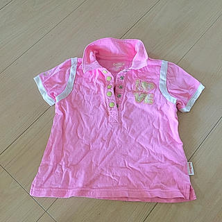 オシュコシュ(OshKosh)のオシュコシュ 90 ピンク ポロシャツ 半袖 トップス(Tシャツ/カットソー)