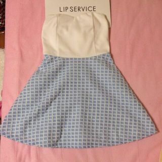 リップサービス(LIP SERVICE)のLIP ベアワンピース(ミニワンピース)