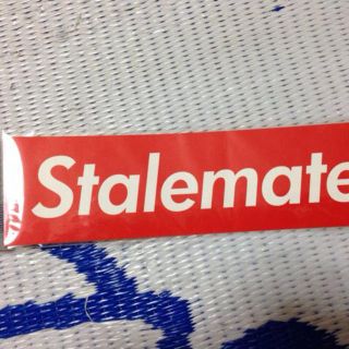 シュプリーム(Supreme)のstalemate ステッカー(その他)