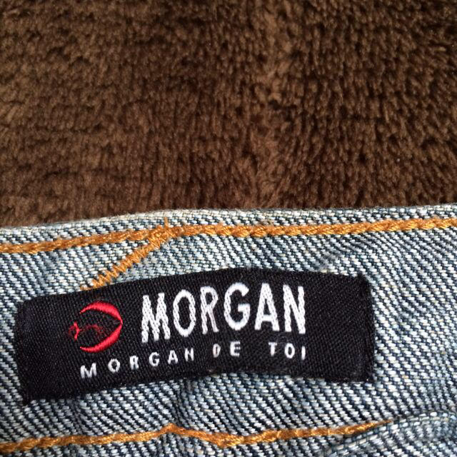 MORGAN(モルガン)のモルガンデニムミニショートパンツ レディースのパンツ(デニム/ジーンズ)の商品写真