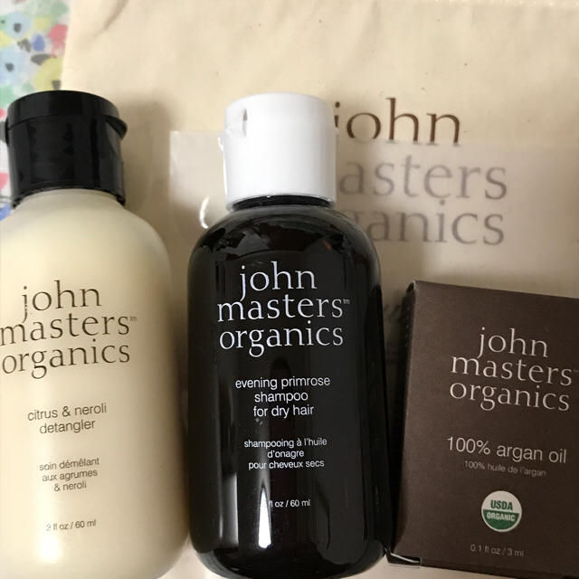 John Masters Organics(ジョンマスターオーガニック)のjohn mastersセット&LANCOMEクレンジングミルク コスメ/美容のヘアケア/スタイリング(オイル/美容液)の商品写真