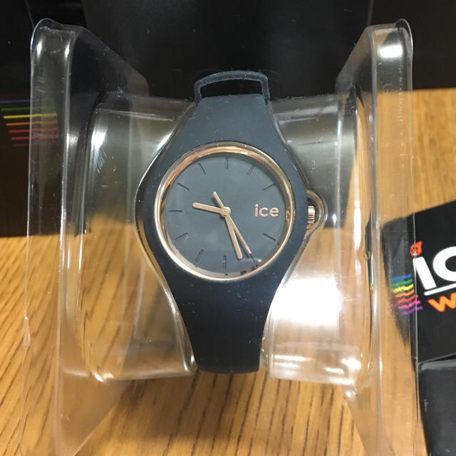 ice watch(アイスウォッチ)のn◎様専用 新品 ice watch ブラックxローズゴールド ice glam レディースのファッション小物(腕時計)の商品写真