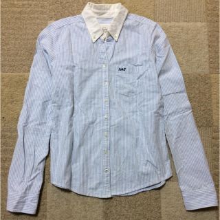 アバクロンビーアンドフィッチ(Abercrombie&Fitch)の美品☆アバクロAbercrombie&Fitch☆ストライプシャツ激安セール(シャツ/ブラウス(長袖/七分))