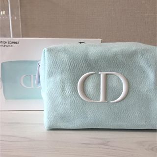 ディオール(Dior)のDior コスメポーチ ミントブルー(ポーチ)