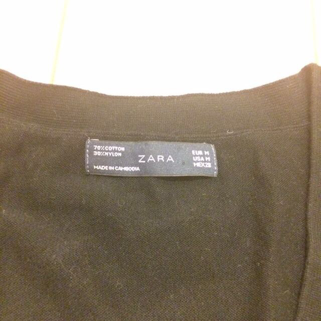 ZARA(ザラ)のザラ ロング丈カーディガン レディースのトップス(カーディガン)の商品写真