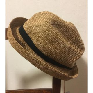 ネストローブ(nest Robe)のmature ha  マチュアーハ BOXED HAT104 7cm brim(麦わら帽子/ストローハット)