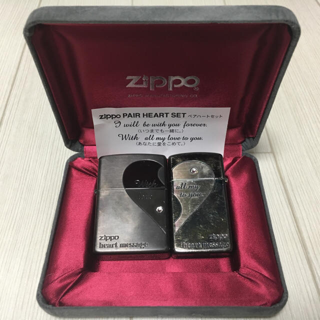 ZIPPO - ペアハート ジッポの通販 by たぬきち's shop|ジッポーならラクマ