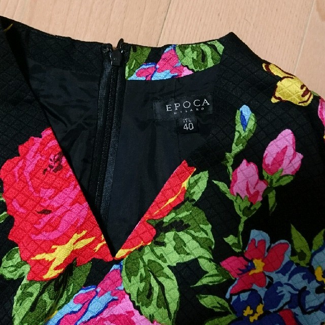 EPOCA(エポカ)のエポカ花柄ワンピース レディースのワンピース(ロングワンピース/マキシワンピース)の商品写真