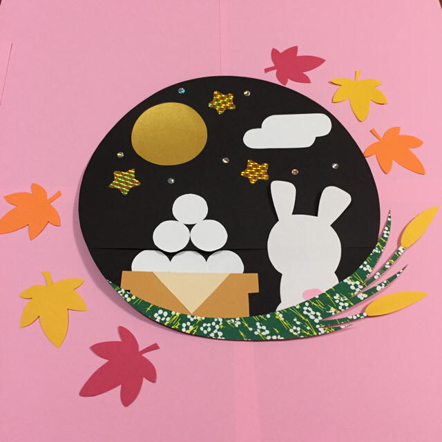 【るなっち様専用】値下げ！ 壁面飾り 秋 月見の通販 by 小梅(製作再開)｜ラクマ