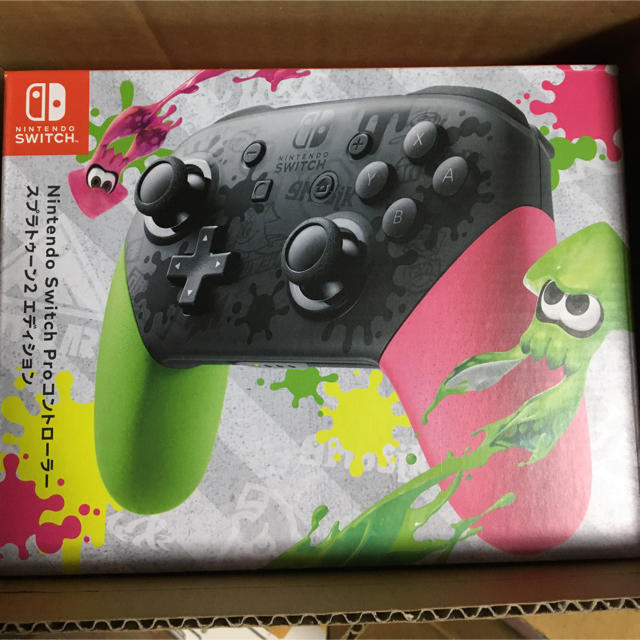 送料無料！スプラカラー プロコン 新品未開封 任天堂 スイッチ switch  エンタメ/ホビーのゲームソフト/ゲーム機本体(その他)の商品写真