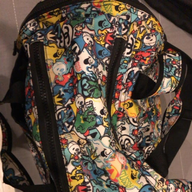 STUSSY - ステューシー マルチキャラ総柄ドラムバッグの通販 by STUSSY - ステューシー マルチキャラ総柄ドラムバッグの通販 by