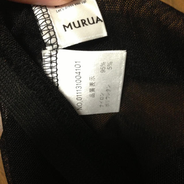 MURUA(ムルーア)のMURUA シースルーレギンス レディースのレッグウェア(レギンス/スパッツ)の商品写真