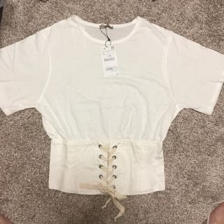 ザラ(ZARA)のコルセットTシャツ 新品(Tシャツ(半袖/袖なし))