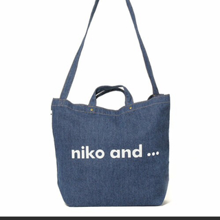 ニコアンド(niko and...)のniko and… トートバッグ デニム 新品未使用(トートバッグ)