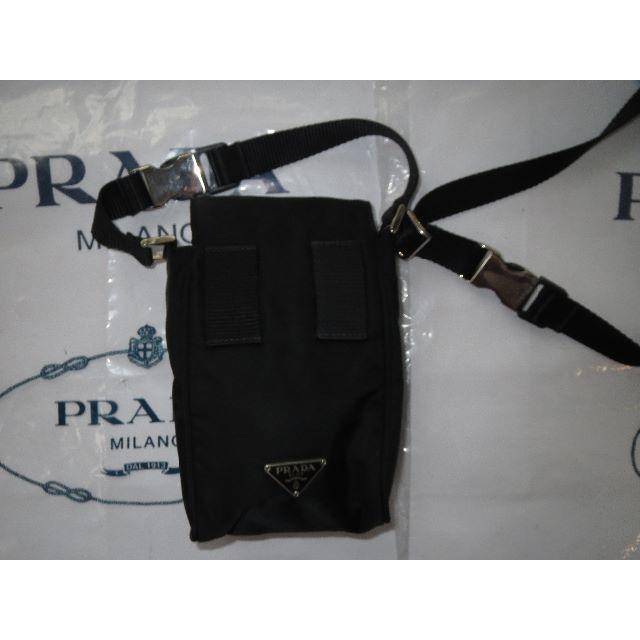 PRADA(プラダ)の●夏季旅行特集プラダ黒3Wayショルダー＆ウエスト＆ハンドバッグ２層＋外●美品 メンズのバッグ(ウエストポーチ)の商品写真