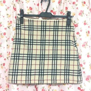 バーバリー(BURBERRY)のBURBERRY チェックスカート(ミニスカート)