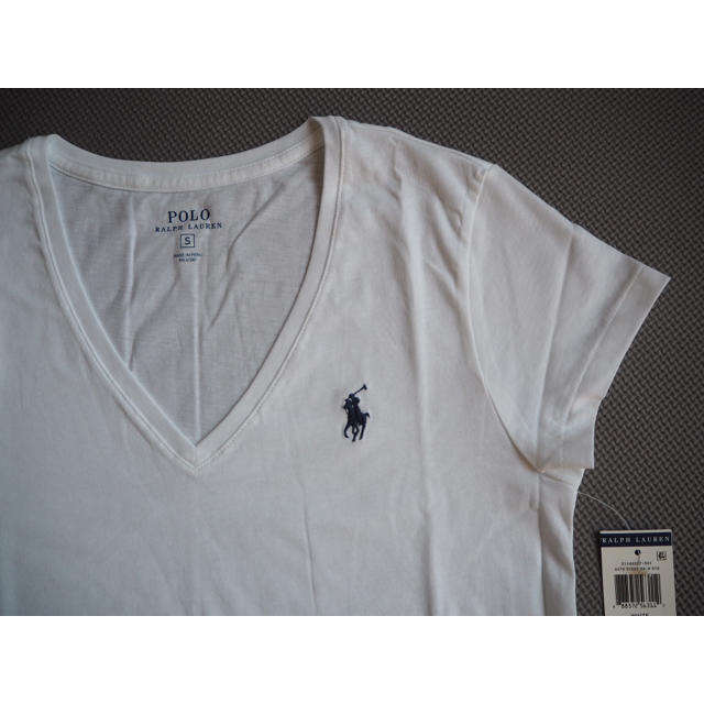 Ralph Lauren(ラルフローレン)の限定値下げ☆ラルフローレン レディース Tシャツ Vネック xs レディースのトップス(Tシャツ(半袖/袖なし))の商品写真