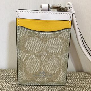 コーチ(COACH)の【新品未使用】コーチ coach IDケース(名刺入れ/定期入れ)