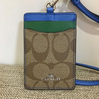 コーチ(COACH)の【新品未使用】コーチ coach IDケース(名刺入れ/定期入れ)