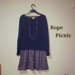 ロペピクニック(Rope' Picnic)の大人可愛い♡ワンピース(ひざ丈ワンピース)