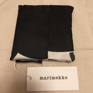 マリメッコ(marimekko)のマリメッコ エコバッグ 黒 ウニッコ(エコバッグ)