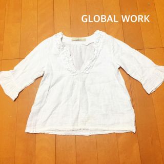 グローバルワーク(GLOBAL WORK)の【GLOBAL WORK】110cm☆コットンレースブラウス(その他)