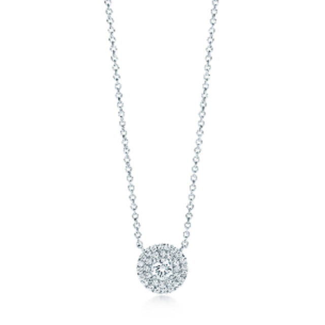 Tiffany & Co. - ★らん★ティファニー ソレストペンダント★ダイヤ★プラチナ★★ネックレス