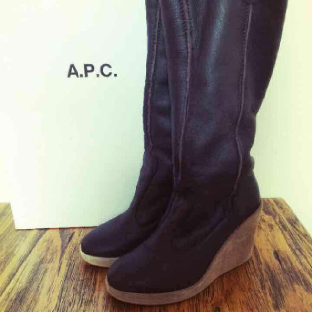 A.P.C - APC アーペーセー ラム革ムートンブーツの通販 by YCC