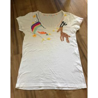 ツモリチサト(TSUMORI CHISATO)のツモリチサト 刺繍入りTシャツ(Tシャツ(半袖/袖なし))