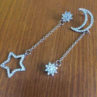 ★星と月のピアス★(ピアス)