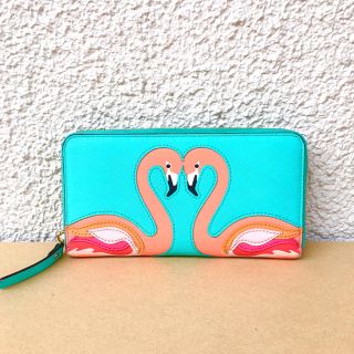 ケイトスペードニューヨーク(kate spade new york)の激カワ♡ケイトスペード長財布フラミンゴ正規品kate spade完売レア(長財布)