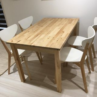 イケア(IKEA)のyao様専用♡IKEA ダイニング テーブル チェア セット(ダイニングテーブル)