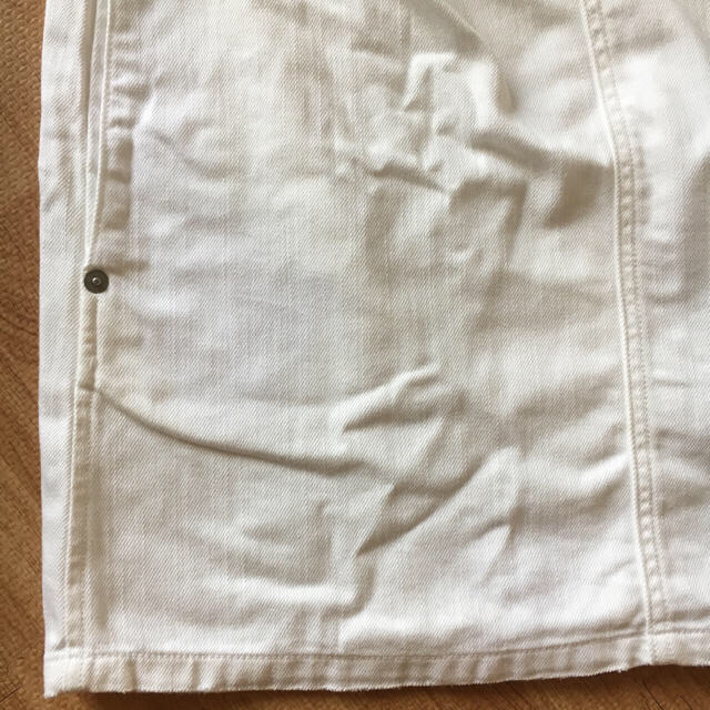 Spick & Span(スピックアンドスパン)のspick and spanホワイトデニムサロペットスカート レディースのスカート(ミニスカート)の商品写真