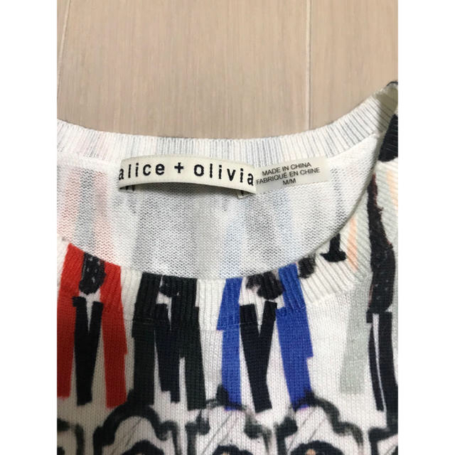 Alice+Olivia(アリスアンドオリビア)のせりさま 専用アリス&オリビア 半袖ニットトップス レディースのトップス(ニット/セーター)の商品写真