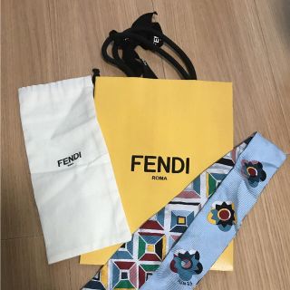 フェンディ(FENDI)の正規品 フェンディ ラッピー FENDI ツイリー(バンダナ/スカーフ)