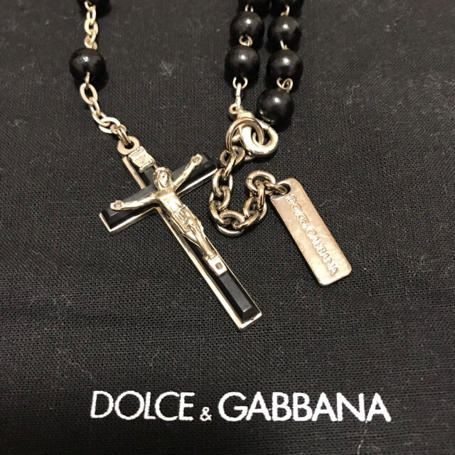 DOLCE&GABBANA(ドルチェアンドガッバーナ)のDOLCE&GABBANA ドルチェ&ガッバーナ ロザリオ ネックレス メンズのアクセサリー(ネックレス)の商品写真
