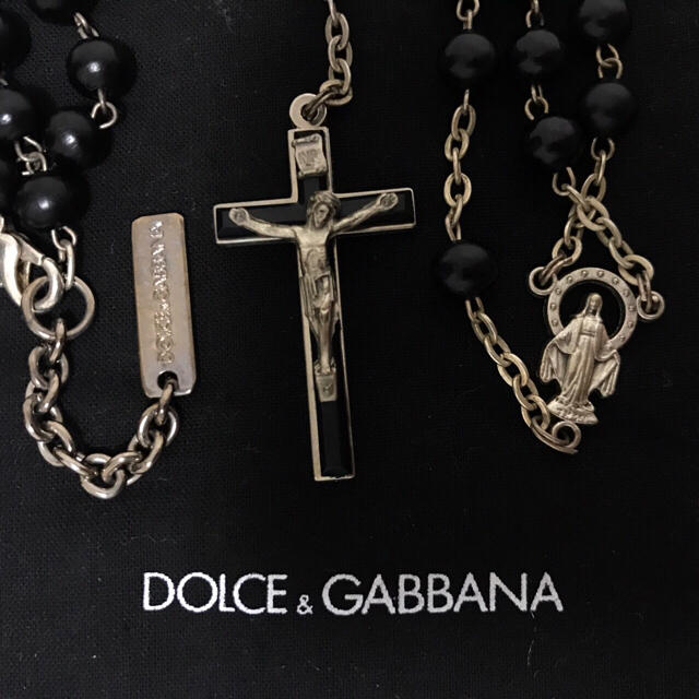 DOLCE&GABBANA(ドルチェアンドガッバーナ)のDOLCE&GABBANA ドルチェ&ガッバーナ ロザリオ ネックレス メンズのアクセサリー(ネックレス)の商品写真