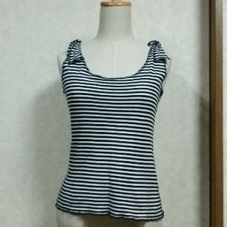 ジルスチュアート(JILLSTUART)の♡JILLSTUART♡ボーダー柄リボンデザインカットソーZARA Ungrid(カットソー(半袖/袖なし))